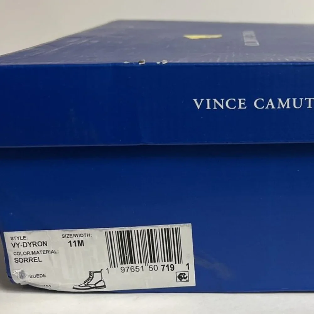 Vince Camuto boots dyron signs